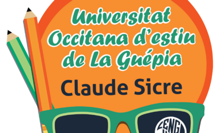 Claude Sicre – L’universitat Occitana d’Estiu de La Guépia 2018