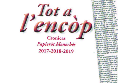 Tot a l’encòp – Cronicas Papieròt Menerbés (2017-2019)